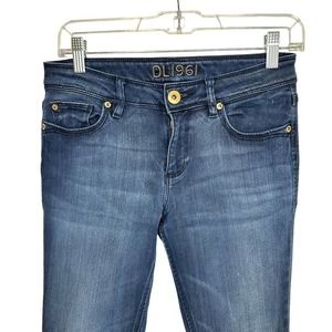 DL1961 Jeans Angel Womens Skinny Stretch Mid Rise Ankle Berlin Wash Denim 26